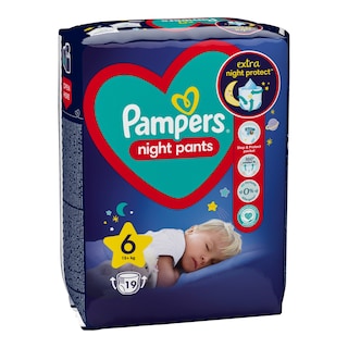 Pampers Night Pants Pleny kalhotkové, velikost 6