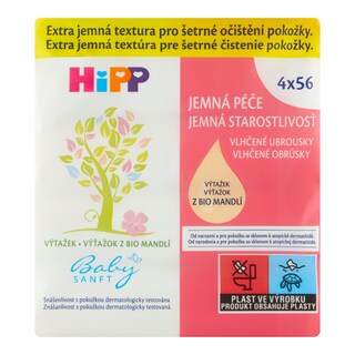 HiPP Babysanft Ubrousky vlhčené