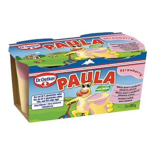 Dr. Oetker Paula příchuť jahoda, vanilka