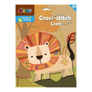 Vyšívací zvířátka lev