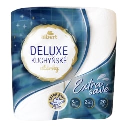 Albert Kuchyňské utěrky extra savé Deluxe