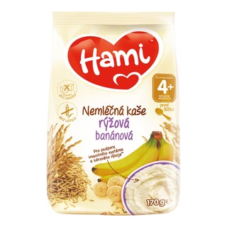 Hami Nemléčná kaše rýžová banánová