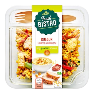 Fresh Bistro Bulgur s kuřecím a humusem