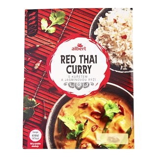 Albert Red Thai Curry s kuřecím masem a rýží