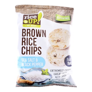 Rice Up Rýžové chipsy Sůl a pepř bez lepku