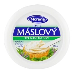 Moravia Jemný máslový sýr jarní bylinky