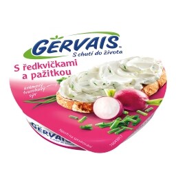 Gervais Sýr tvarohový čerstvý ředkvička pažitka