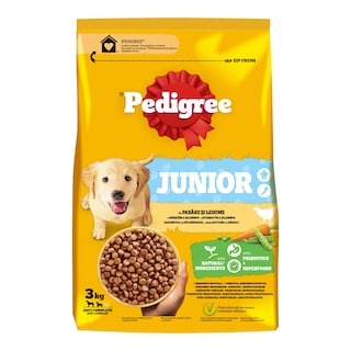 Pedigree granule M/L junior drůbeží se zelen.