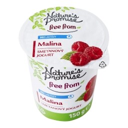 Nature's Promise Jogurt malinový bez laktózy