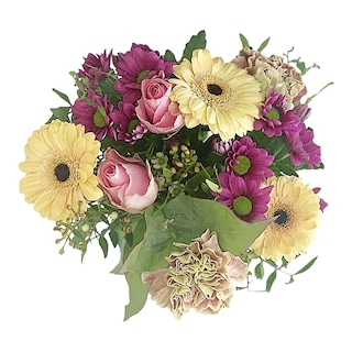 Valentýnská Kytice řezaná mix různé druhy