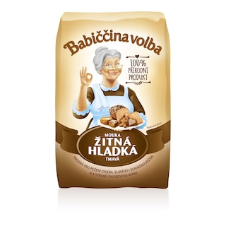 Babiččina volba Mouka hladká žitná tmavá