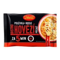 Vitana Bistro Nudle Polévka s hovězí přích.