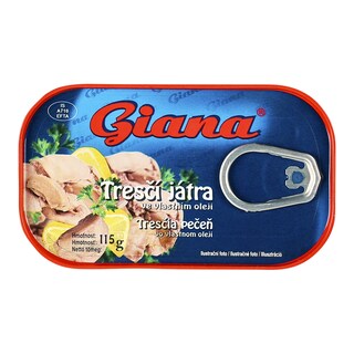 Giana Tresčí játra ve vlastním oleji