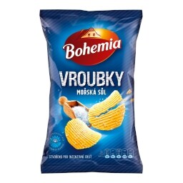 Bohemia Chips Vroubky mořská sůl