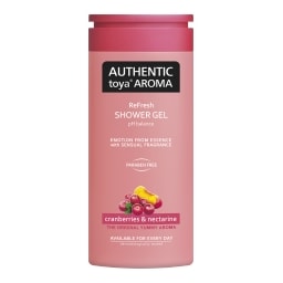 Authentic Toya Aroma sprchový gel brusinka