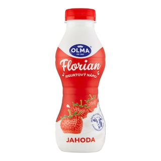 Olma Florian jogurtový nápoj jahoda