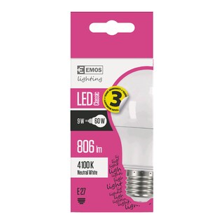 Emos LED Classic A60 9W E27 neutrální bílá