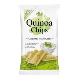 Quinoové chipsy creme fraiche