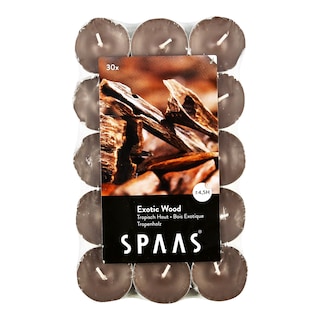 Spaas Čajové svíčky vonné Exotické dřevo