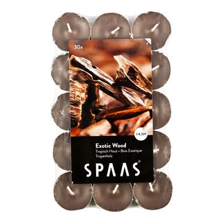 Spaas Čajové svíčky vonné Exotické dřevo