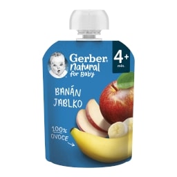 Gerber Natural Kapsička banán a jablko