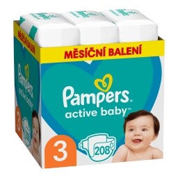 Pampers Active Baby Midi, velikost 3