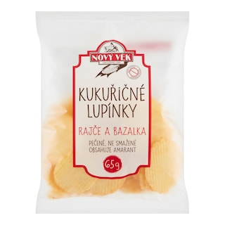 Kukuřičné lupínky rajčatové bez lepku