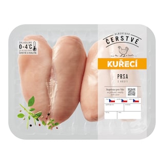 Kuřecí prsa s kostí chlazená