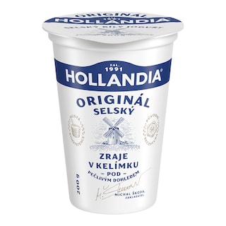 Hollandia Selský jogurt bílý s kulturou BiFi