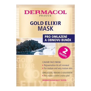 Dermacol Gold Elixir pleťová maska