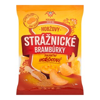 Strážnické brambůrky Hobžovy hořčicové pikant.