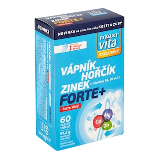 Maxi Vita Exclusive Vápník hořčík zinek forte