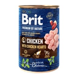 Brit Premium Konzerva s kuřecím a srdcem