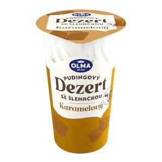 Olma Dezert pudingový se šlehačkou karamelový