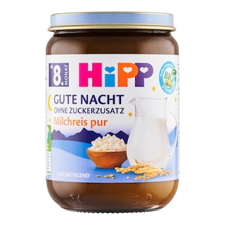 HiPP Bio Kaše mléčná rýžová na dobrou noc