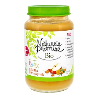 Nature's Promise Bio Baby Pyré jablko a rakytník