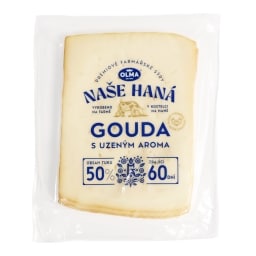 Naše Haná Gouda s uzeným aroma, plátky