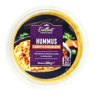 Albert Excellent Hummus s mrkví a koriandrem