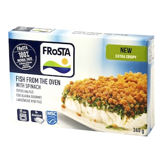 Frosta Rybí filé se špenátem