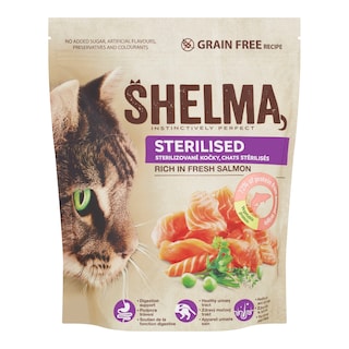 Shelma Bezobilné krmivo pro sterilizované kočky