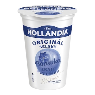 Hollandia Selský jogurt borůvka