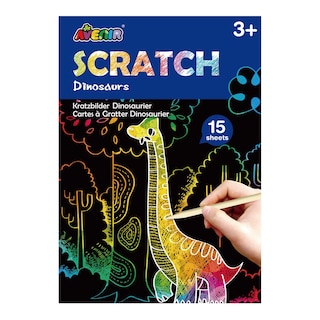 Avenir Škrábací kniha aktivit mini dino