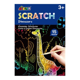 Avenir Škrábací kniha aktivit mini dino