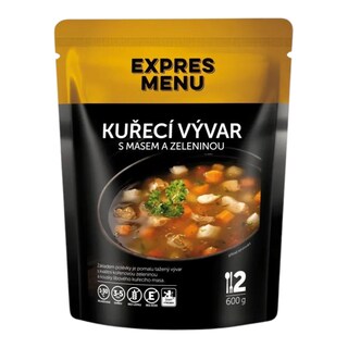 Expres menu 2 porce kuřecí vývar se zeleninou