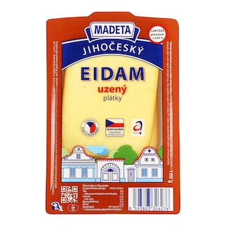Madeta Jihočeský eidam uzený 44% plátky