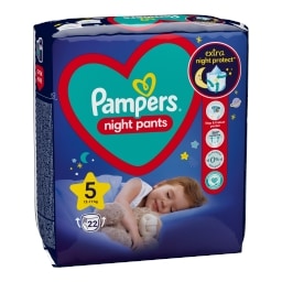 Pampers Night Pants Pleny kalhotkové, veilkost 5