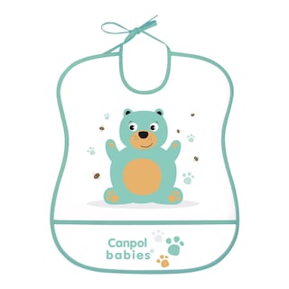 Canpol babies Plastový bryndák CUTE ANIMALS