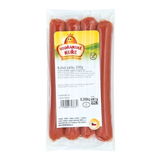 Vodňanské kuře Kuřecí párky