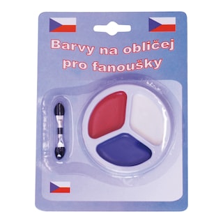 Barvy na obličej Česká republika 2 tužky