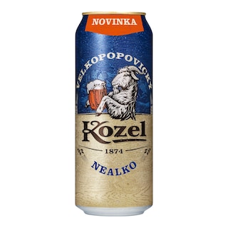 Velkopopovický Kozel polotmavý nealkoholický